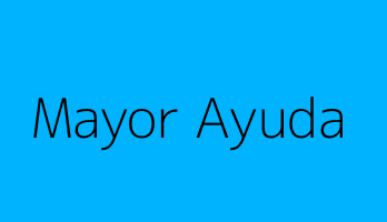 Mayor Ayuda